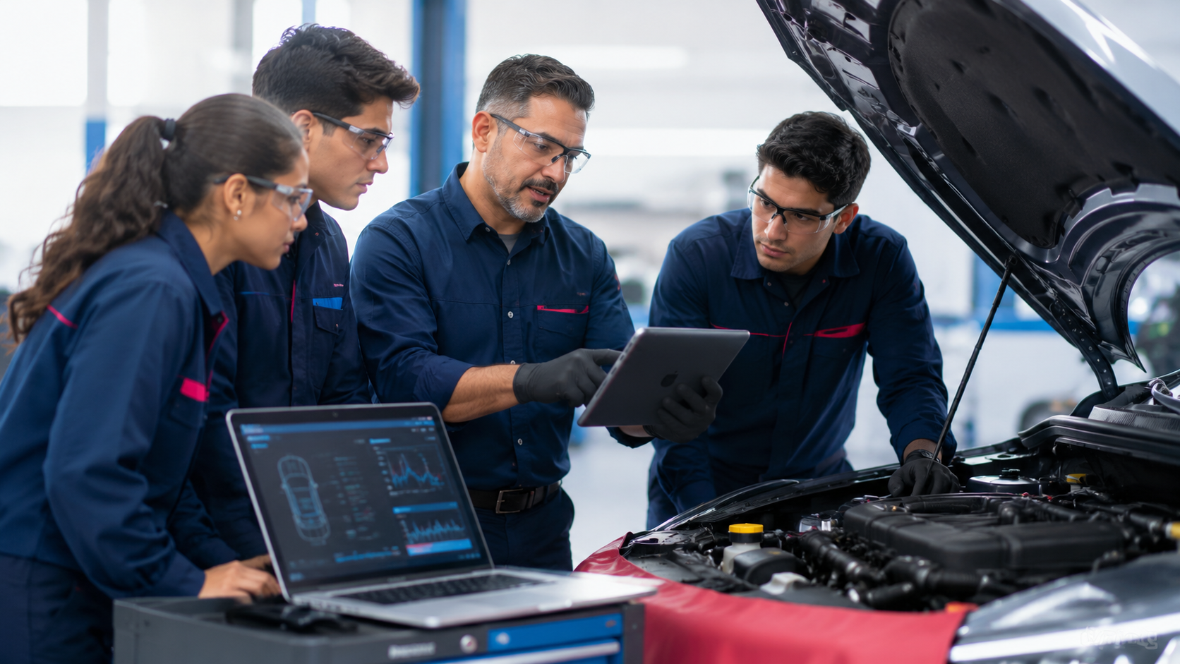 Proceso formativo en el área automotriz